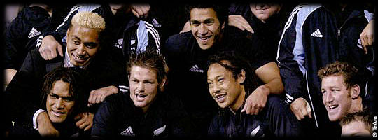 Jerry Collins Richie McCaw Tana Umaga All Blacks 2005